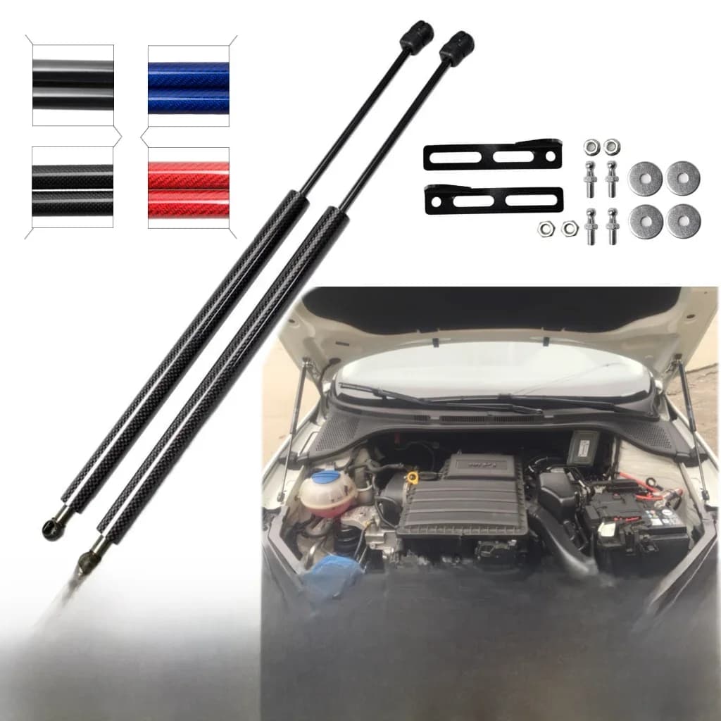 Pour 2009-2017 VW Volkswagen Polo 5th 6R 6C 61 capot avant modifier entretoises à gaz supports de levage en Fiber de carbone ressorts amortisseurs tige