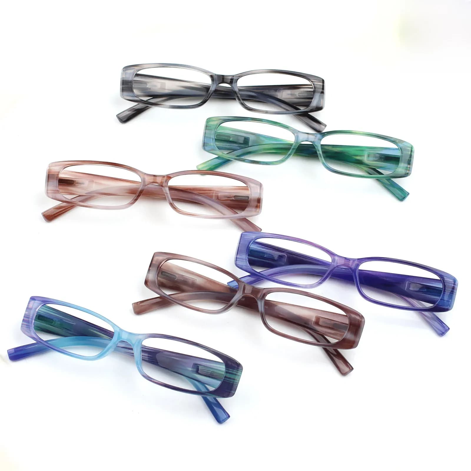 Turezing lunettes de lecture mode couleur cadre lunettes décoratives charnière à ressort HD presbytie optique-lunetterie 0 ~ 600