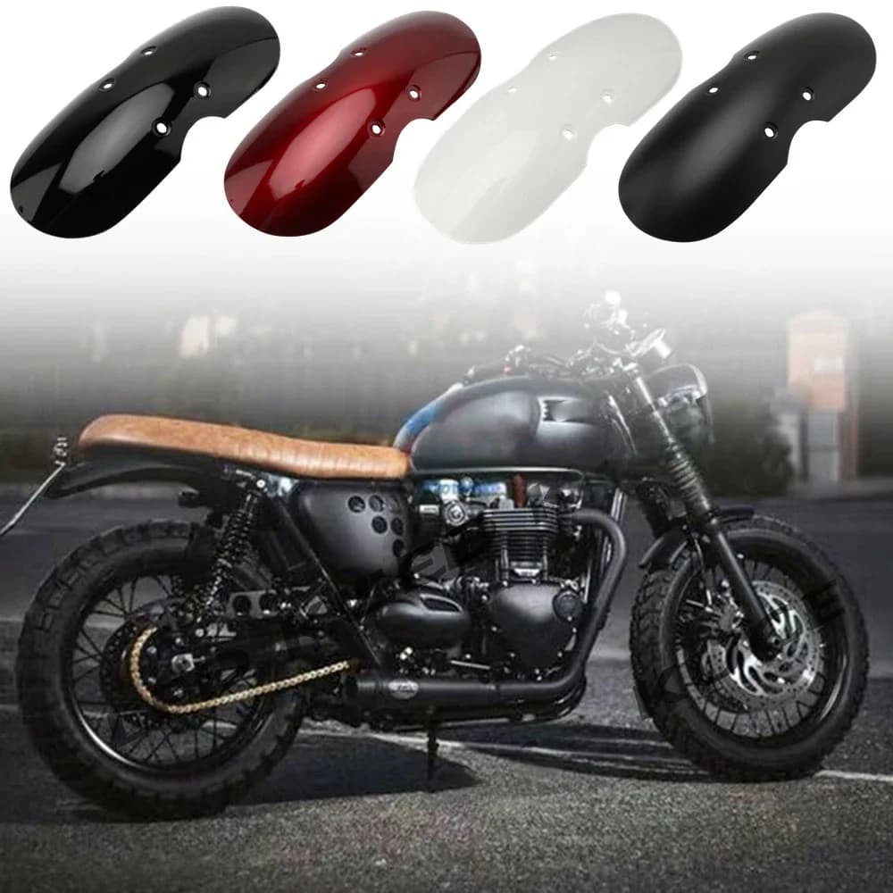 Garde-boue avant court de moto pour Triumph Bonneville, carénage de garde-boue, noir, Hurbike, Chopper Bobber, T100, T120, Street Twin