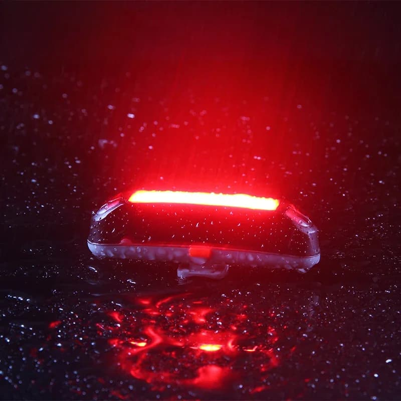 ROCKBROS vélo feu arrière 200-800mAh vélo feu arrière USB Rechargeable Led Flash vélo lumière montagne route tige de selle feu arrière