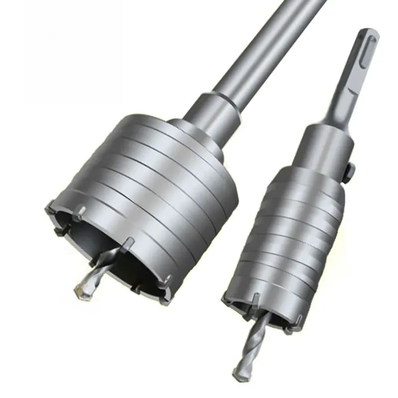 Scie cloche SDS pour béton 30-160 mm, foret électrique à noyau creux, tige de 110-530 mm, outil de perçage pour murs en pierre