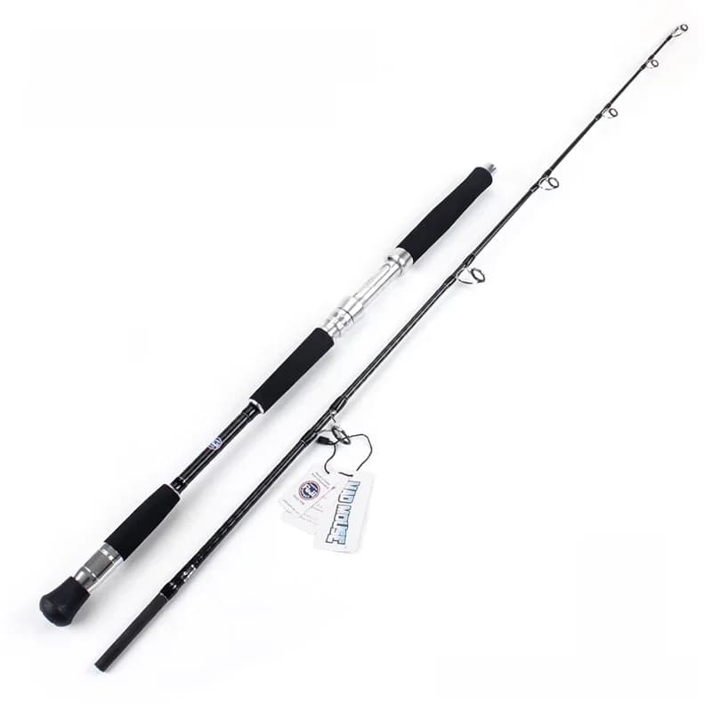 MADMOUSE japon qualité Fuji Guides bateau canne à pêche 1.68m 1.9m 24-32kg grande puissance de traînée océan canne à pêche jigging cannes 1.68H 1.9H
