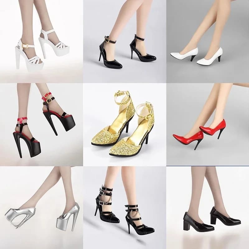 Toyscentre TCT-035 TCT-036 1/6 femme sandales à talons hauts creux TCT-004 5 6 7 8 chaussures modèle adapté 12 ''figurine corps poupées