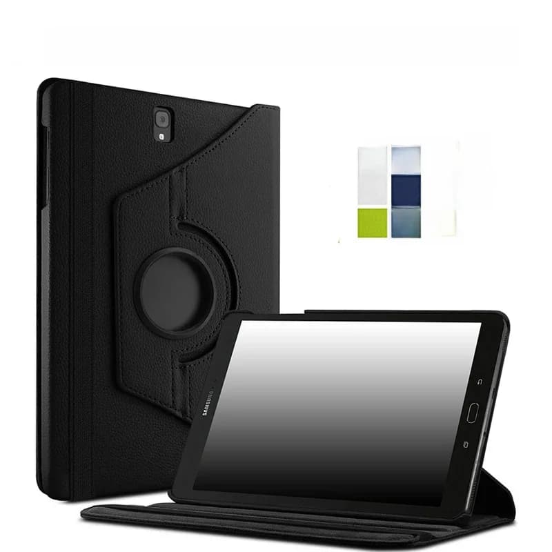 Pour Samsung Galaxy Tab S3 9.7 SM-T820 SM-T825 T829 Tablet Case 360 Rotation Pliant Stand prompt ket Flip Juste De Protection En Cuir