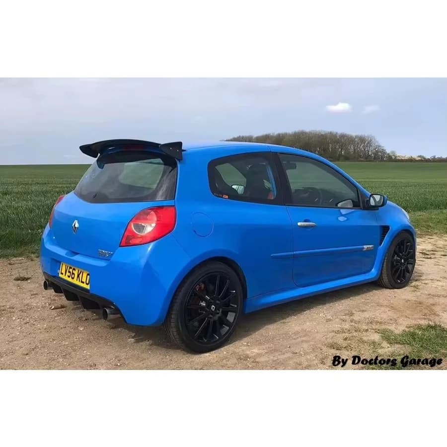 Becquet Arrière en Fibre pour Renault Clio 3 RS Cup 2006, 2007, 2008, 2009, 2010, 2011, 2012