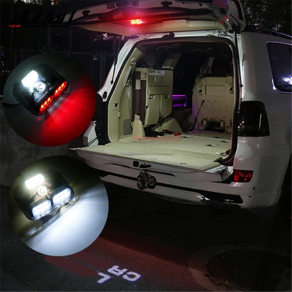 Pour Toyota 200 LC200 FJ200 2008 2009 2010-2020, lumière LED de coffre arrière, lampe de camping pour hayon, accessoires de voiture