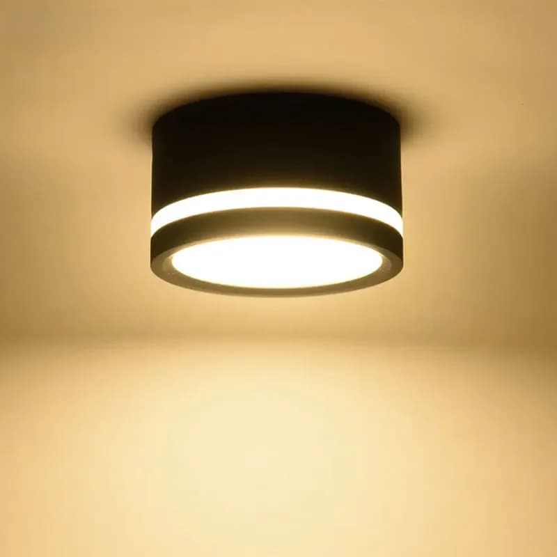 Plafonnier LED encastré avec guide latéral pour plafond 5W 7W 9W 12W 15W 18W 3W, spots LED, luminaires de plafond