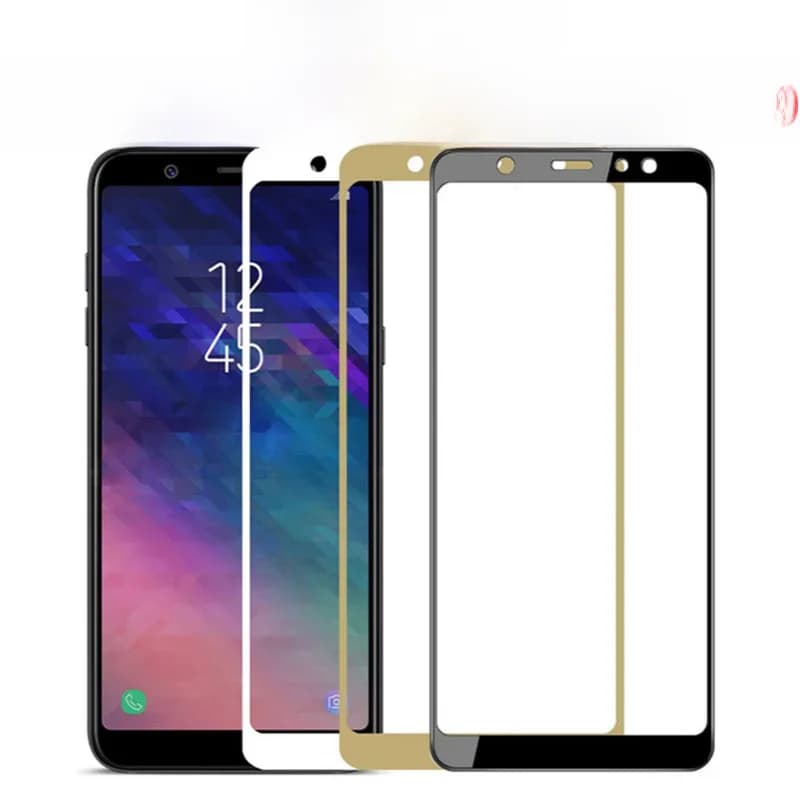 Verre de protection complet 9D pour Samsung Galaxy J4 J6 A6 A8 Plus A5 A7 J7 J8 2018 Glas Tremp A750 A730F Samsun Samsung Galaxy