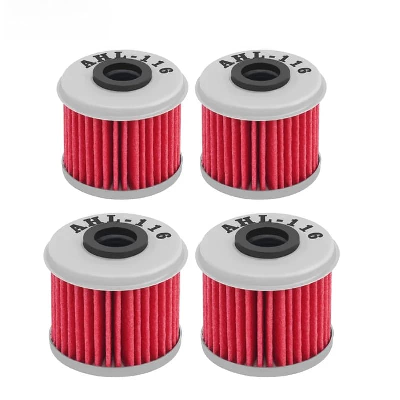 AHL 4 pièces filtres à huile moteur pour HONDA CRF250R CRF250X CRF450R CRF450X CRF150R TRX450R TRX450ER CRF 150 250 450 R X CRF250 CRF450