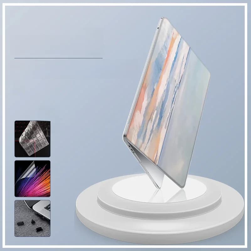 Étui pour ordinateur portable à l'aquarelle, DIY, pour MacBook Air 13, housse rigide, pochette pour ordinateur portable M1 A2338, pour Macbook Air 13 A2337, accessoires