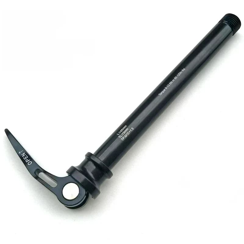 Brocommuniste de vélo à dégagement rapide en alliage d'aluminium, QR, axe traversant, fourches VTT, utilisation pour 1.5mm, 15mm x 100mm, le plus récent