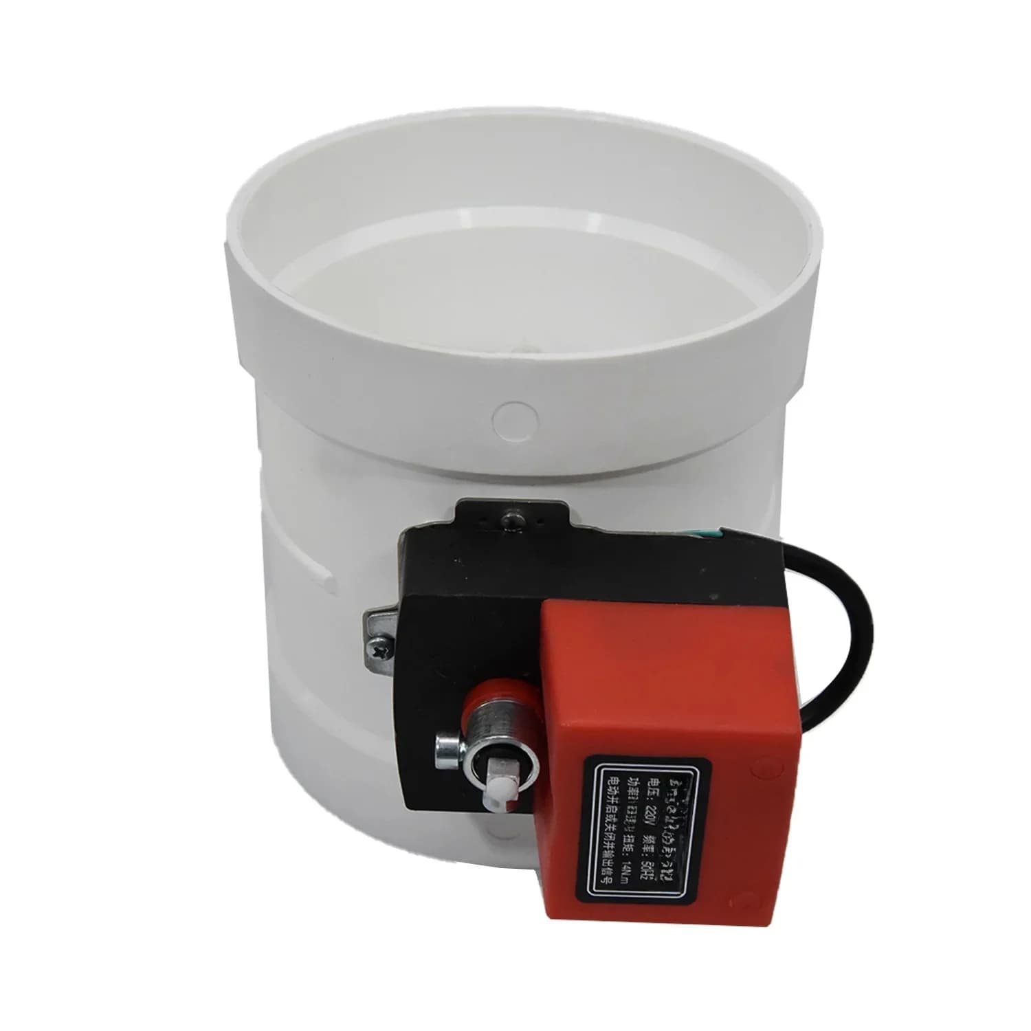 Amortisseur motorisé, diamètre-80, 100, 125, 150, 200, 250mm, 3 Positions, 220v, Valve de conduite de cvc 4N