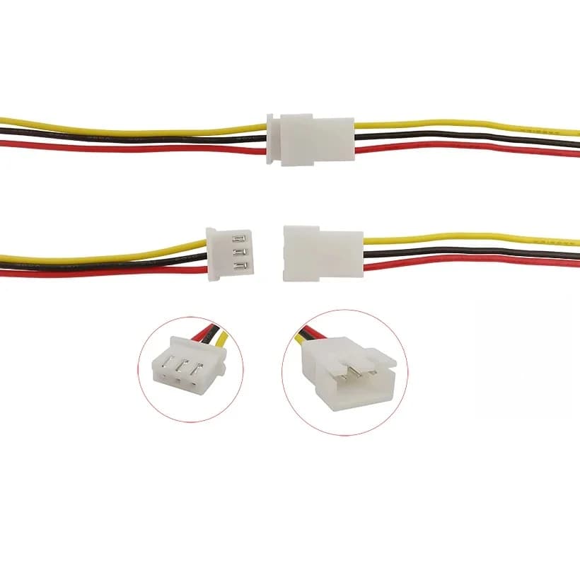 5/10/20 pièces JST XH 2.54mm XH2.54 3 broches mâle femelle connecteur câble fil JST 2.54 3P 26AWG longueur 20cm
