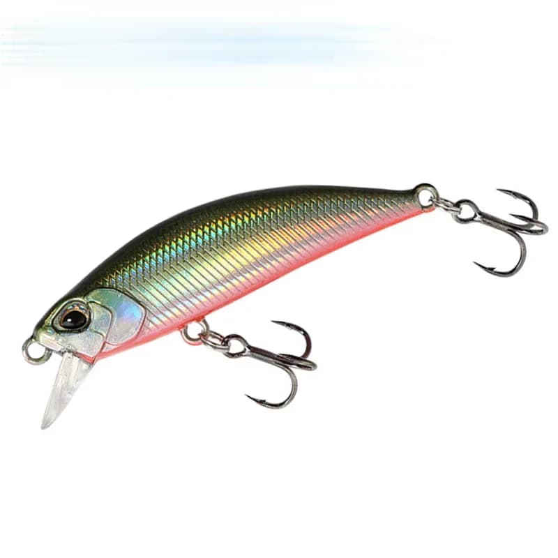2023 chaud 50Mm 5G Mini coulant méné leurres de pêche Jerkbaits Peche appât artificiel Wobbler leurre pour la pêche à la truite bar carpe