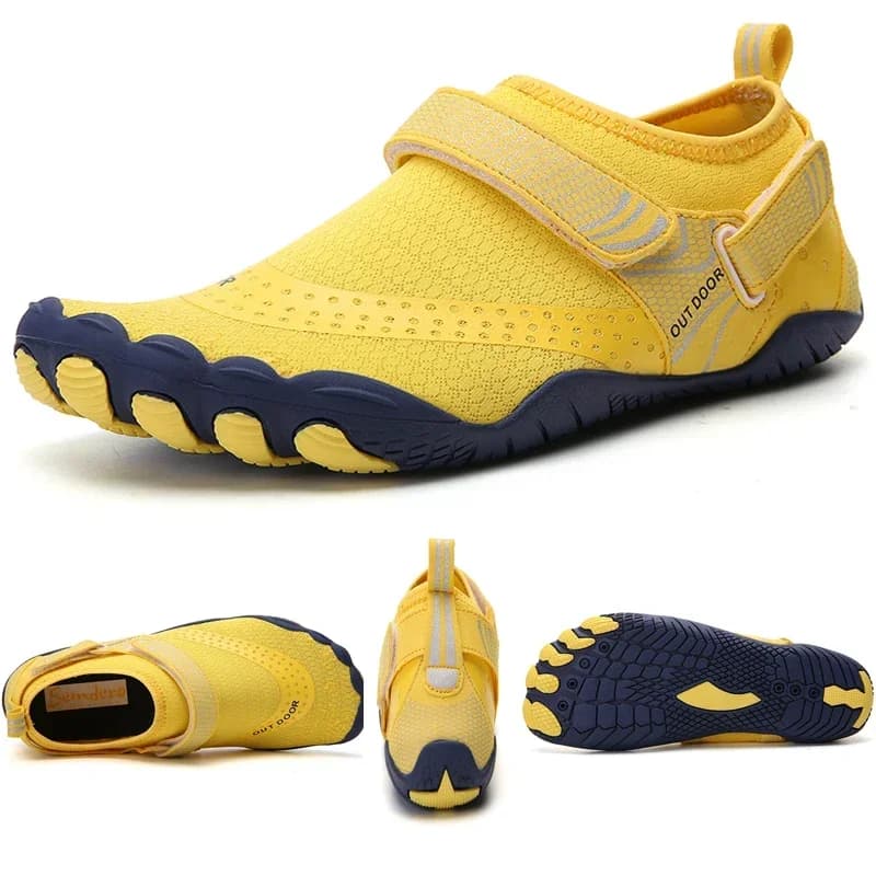 Chaussures d'eau de natation unisexes pour hommes, pieds nus, sandales de plage en plein air, chaussures d'eau en amont, grande taille, baskets antidérapantes pour plongée en mer et rivière