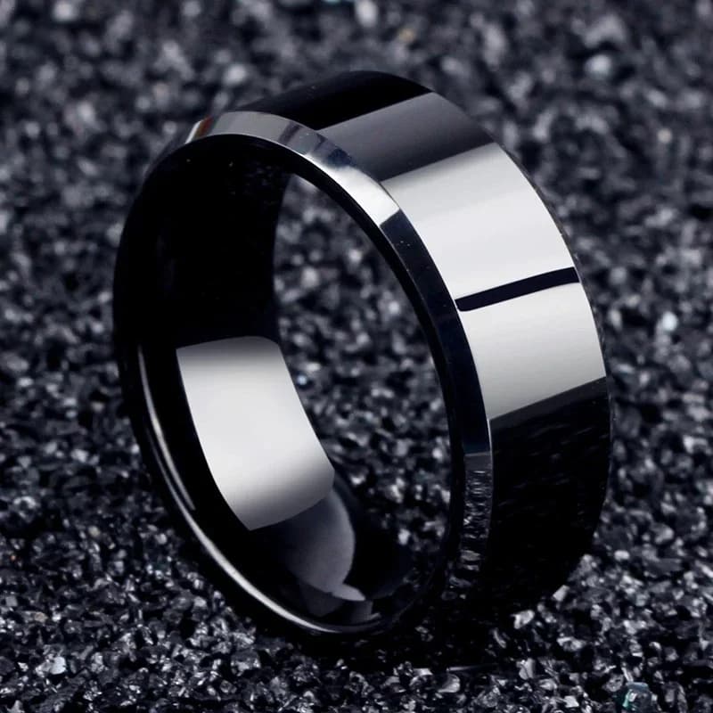 Bijoux à breloques élégants, bagues en acier inoxydable pour femmes et hommes, cadeau d'anniversaire de fête