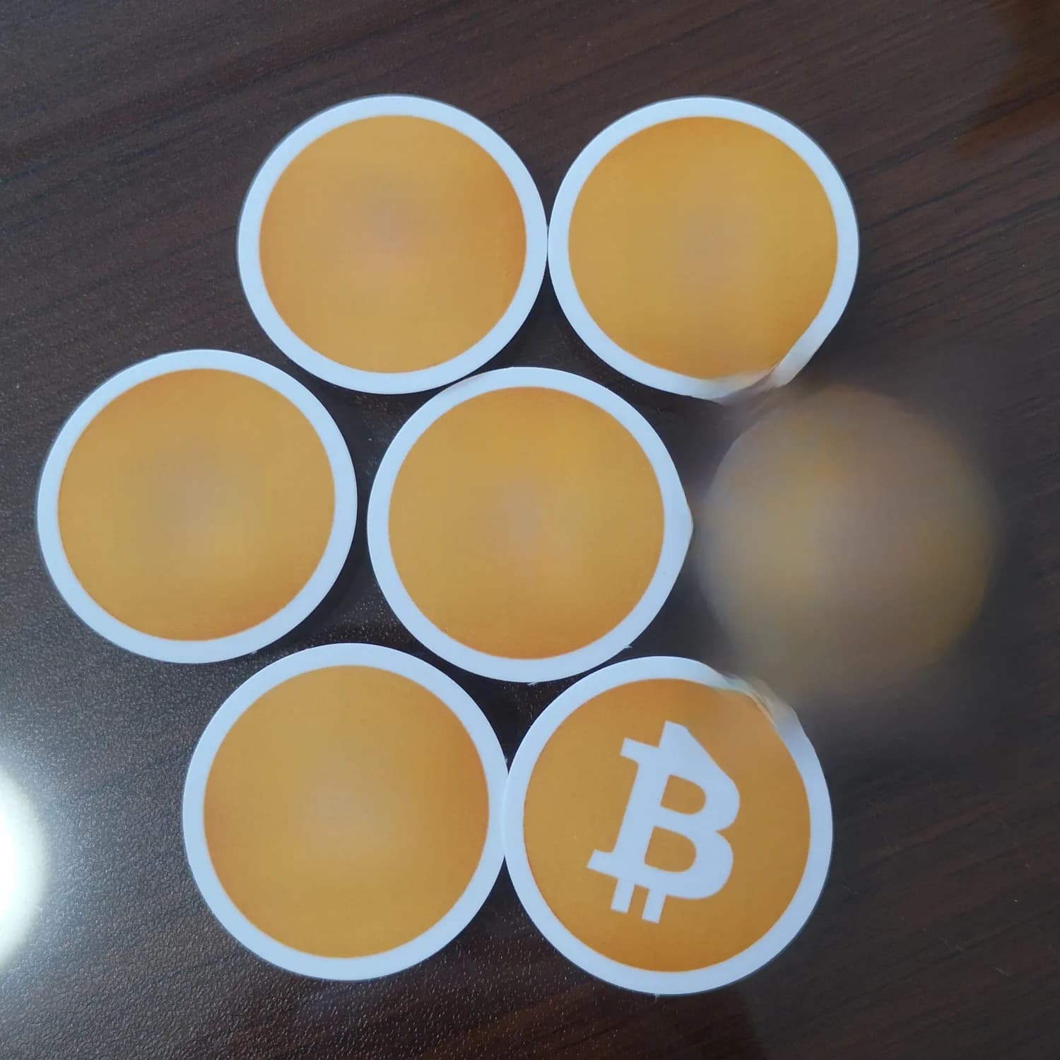 Autocollant LOGO BITCOIN 3.5cm, 20 pièces, imperméable, résistant aux déchirures, PVC blanc, coupe individuellement pour les fans de crypto-monnaie, publicité