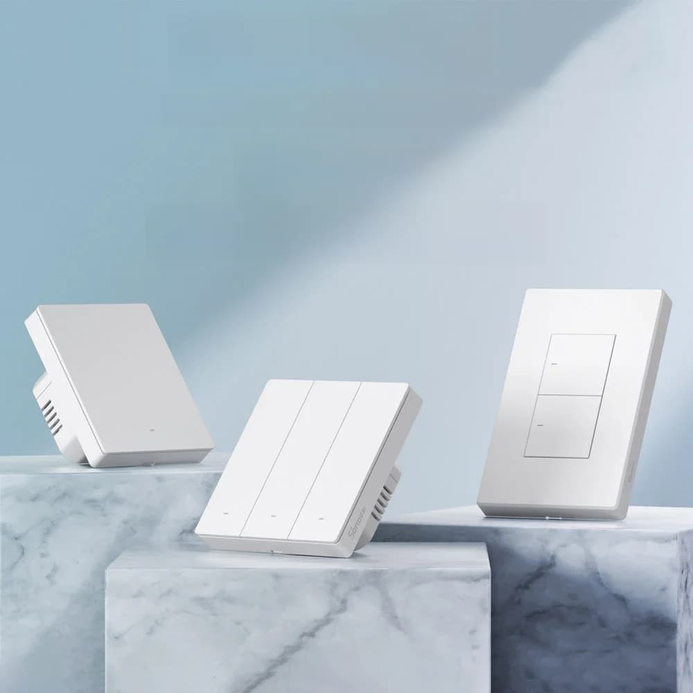 Sonoff M5 120W 86W Matter Wifi Interrupteur Mural Intelligent Contrôle à Distance via l'application EWelink Contrôle Vocal avec Alexa Google Home Homekit