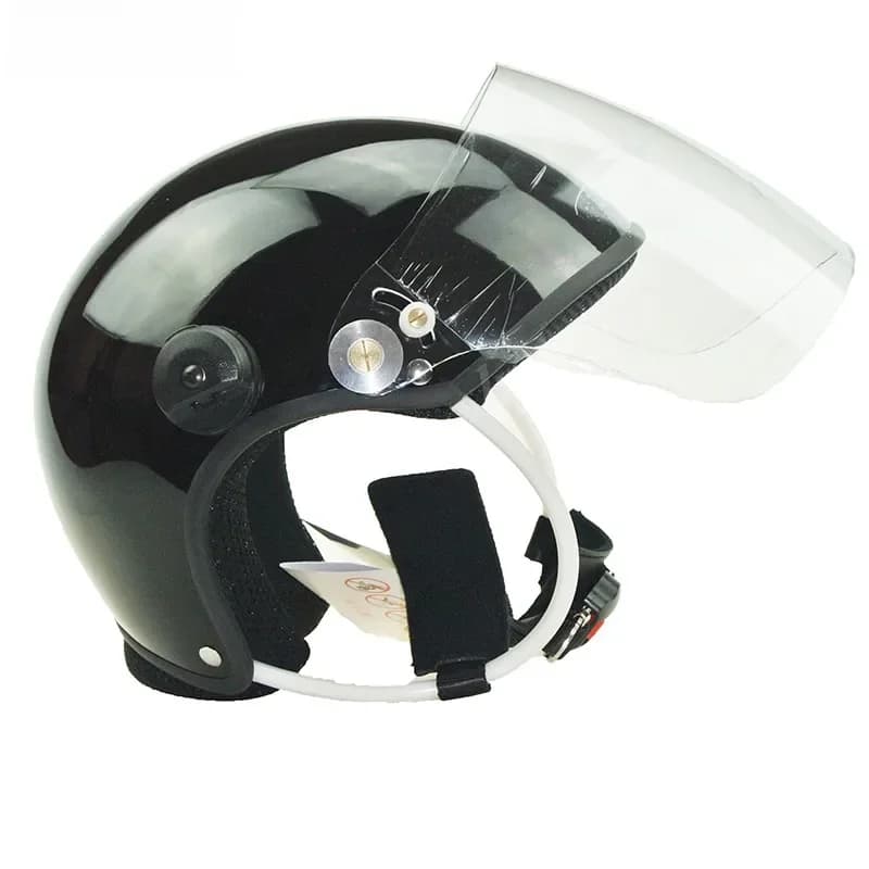 Casque Paramoteur avec visière, certifié EN966, uniquement avec visière et pièce à installer