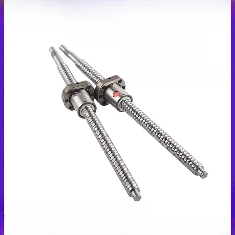 Vis à billes usinée 1204 SFU1204 200 300 500 600 800 1000mm, vis à billes C7 avec écrou à bille unique pour pièces CNC