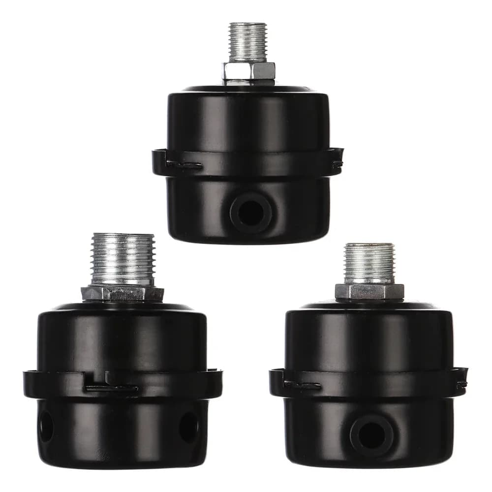 Pièces de rechange pour compresseur d'air, filtre d'admission en métal, silencieux Squelch, 12.5 en effet, 1/2 ", 5/8 en effet, filetage M12, 3/4mm, 16mm, 20mm