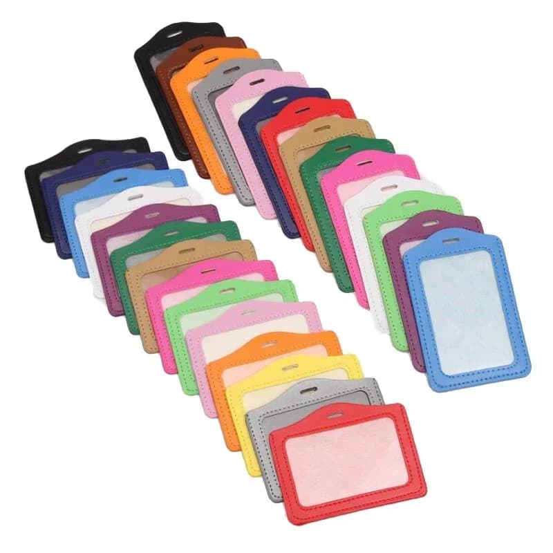 Porte-badge de carte d'identité de travail, étui de protection, porte-documents Candy, fournitures de bureau, carte de crédit professionnelle, nouveau
