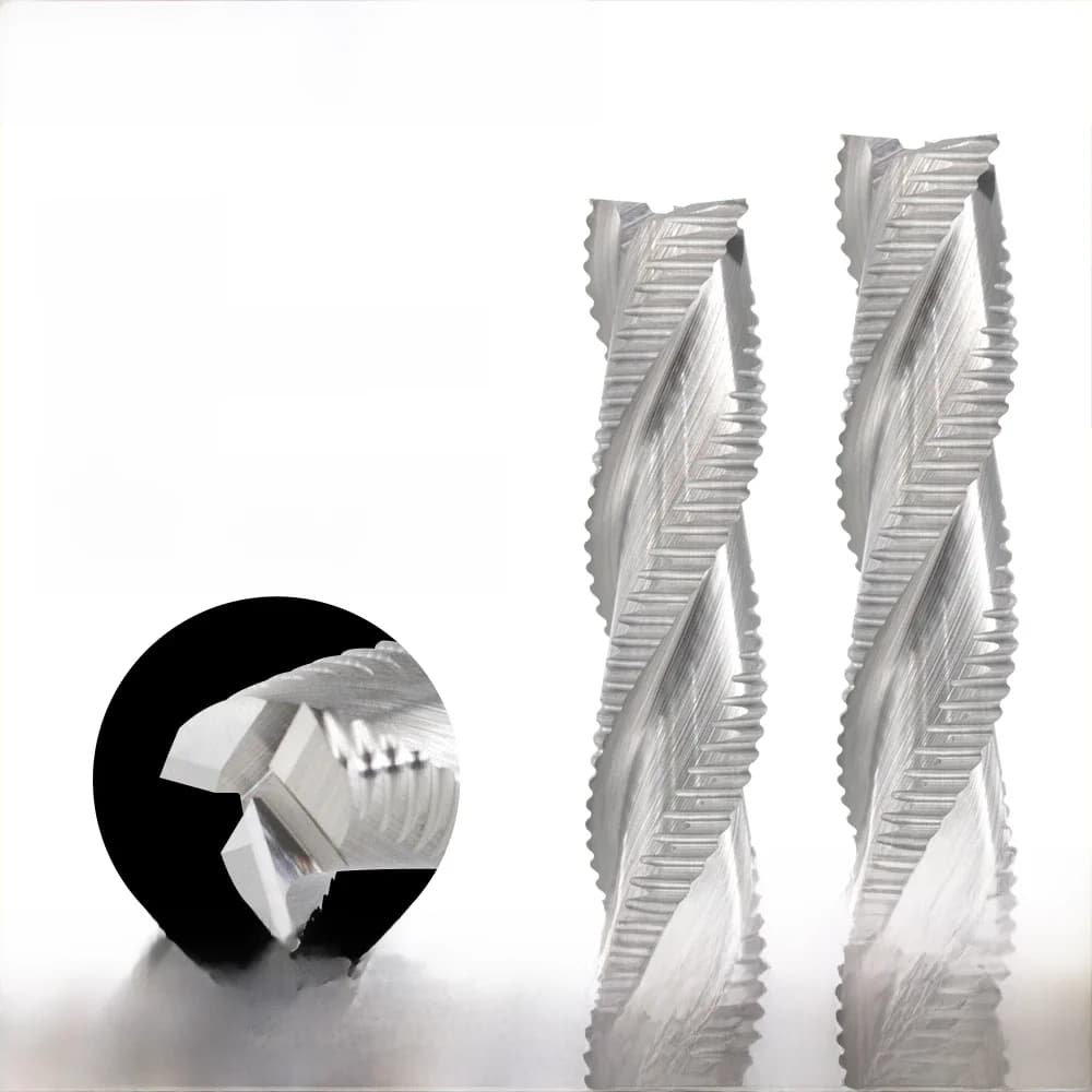 VACK – fraise en carbure de tungstène 4mm à 20mm, outil de fraisage pour métal aluminium Cnc, 3 cannelures HRC55