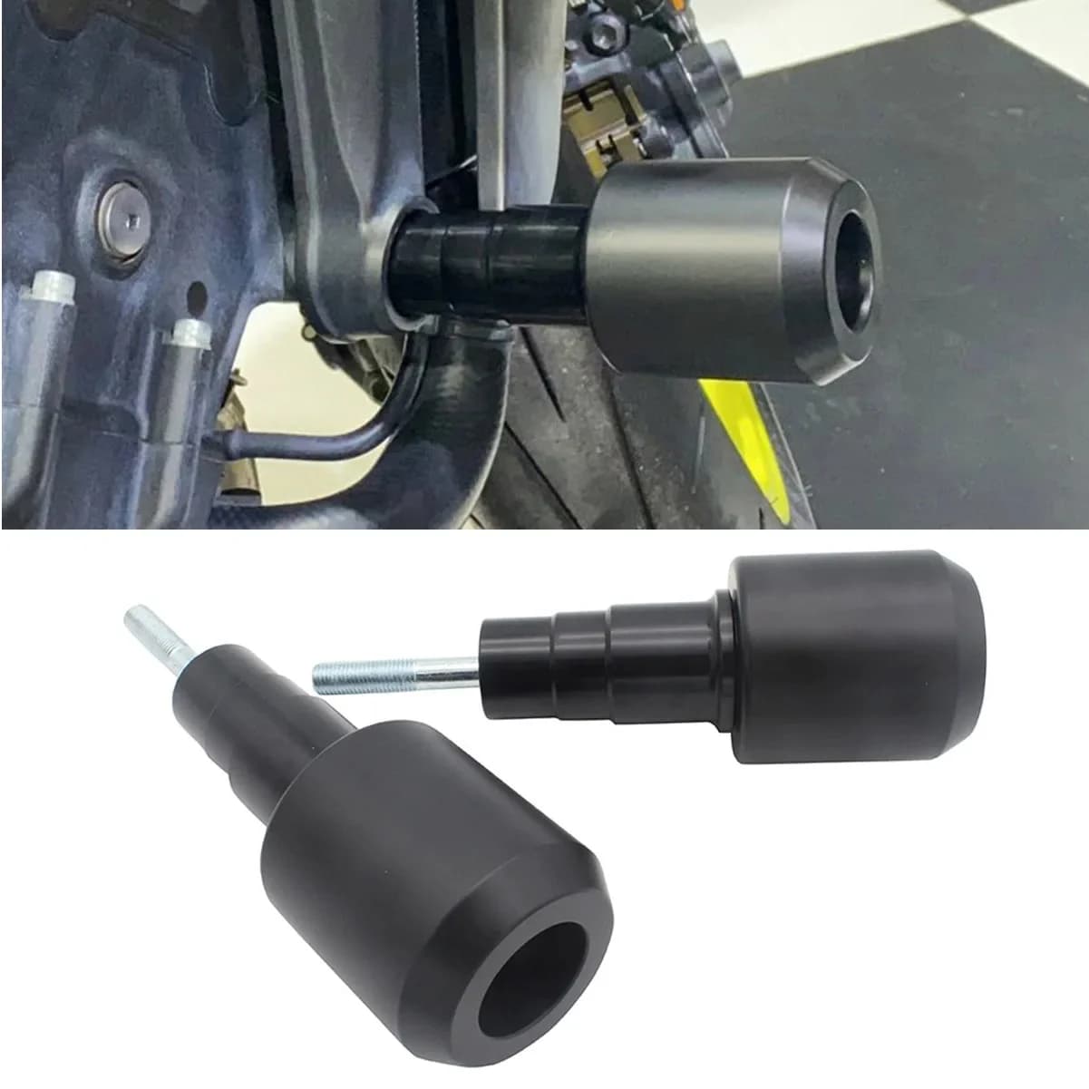 SEMSPEED-Tampons de protection de cadre CNC pour moto YAMAHA, curseurs accessibles, protection contre les collisions, accessoires de moto, TDM900, TDM850, TDM 900, 850, 2015