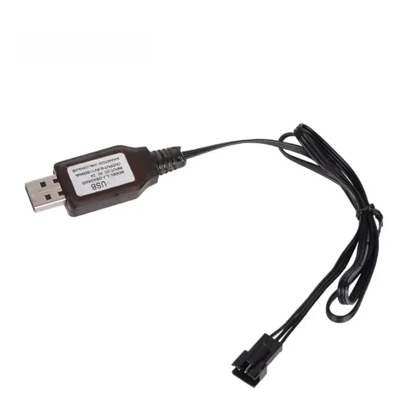 6.4v/7.4V 500mA chargeur Li-ion batterie SM-3P RC jouets télécommande jouet SM3P portable USB chargeur E56B
