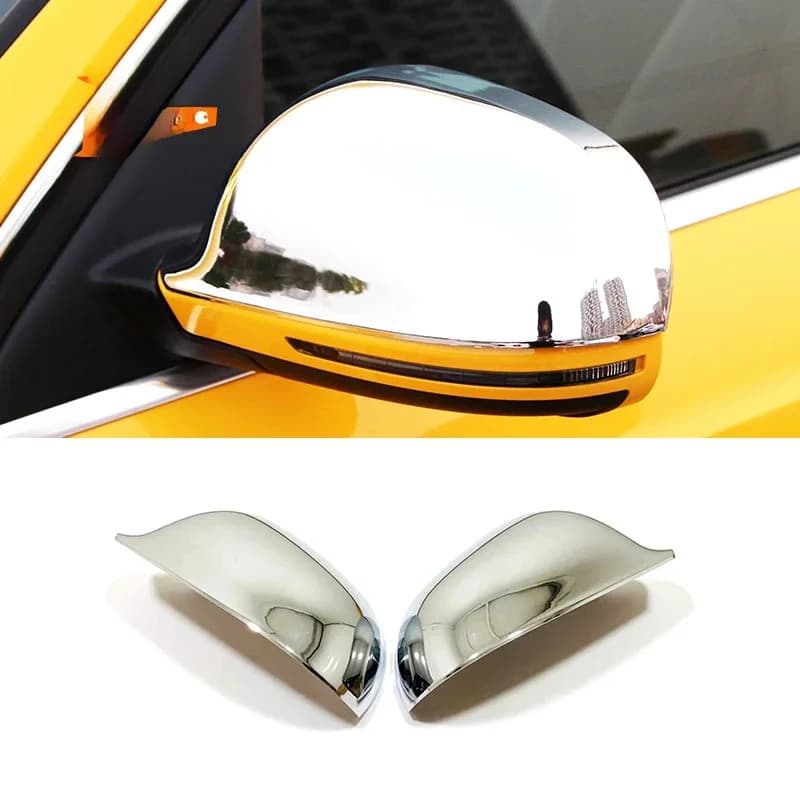 Autocollant chromé ABS pour rétroviseur tournant, accessoire de décoration, pour Audi A3 A4 B8 A5 A6 A8 S8 Q3, 2008 2009
