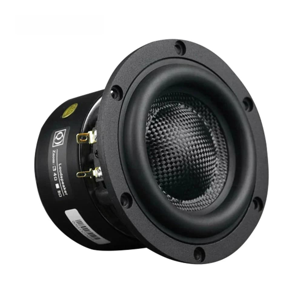 AIYIMA – haut-parleur de caisson de basses 4 pouces, 1 pièce, HiFi, pour Home cinéma, en Fiber de verre, cône Audio, 4 8 Ohm, 80W
