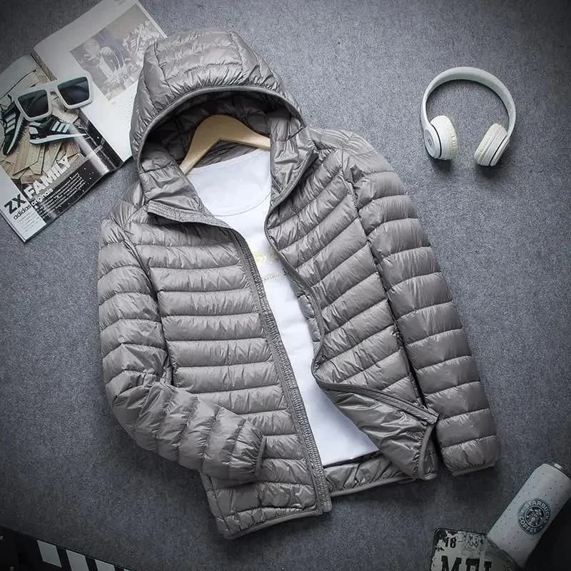 Veste d'hiver pour hommes, modèle polyvalent pour toutes les saisons, ultra-légère, pliable, résistante à l'eau et au vent, respirante, grande taille, vestes à capuche pour hommes, collection 2023.