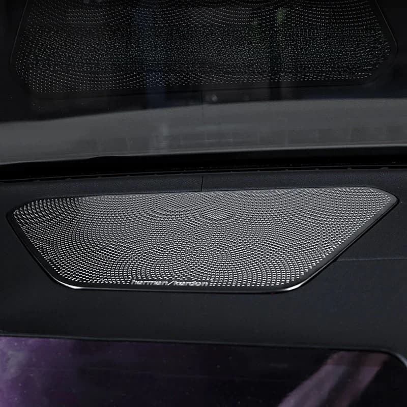 Autocollant de couverture de haut-parleur de tableau Prada de voiture LHD, couvercle d'aération de sortie d'air, garniture de cadre, accessoires pour BMW Série 3, G20, G21, G28
