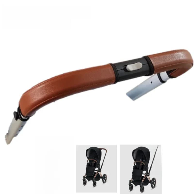 Housse en cuir Pu pour poignées de poussette Cybex Priam, étuis de protection, housse de pare-chocs pour accoudoir, accessoires de barre de landau