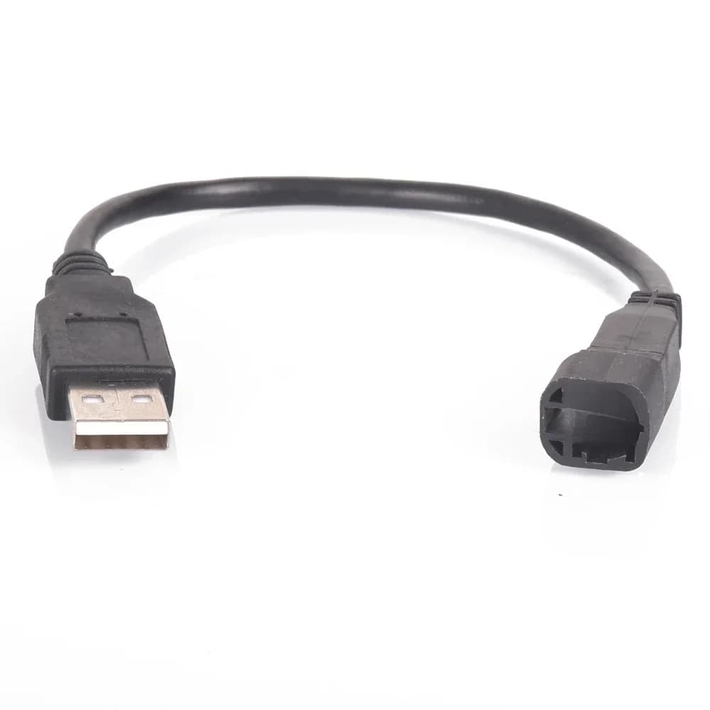 Câble de transfert de prise d'interface USB d'autoradio pour VW RCD510 RCD300 CD, Port de changeur à 4 broches vers prise de Port USB Standard pour Skoda