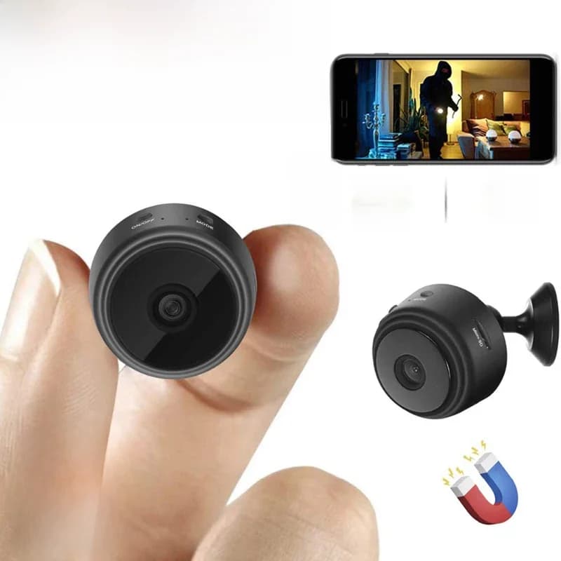 Micro maison sans fil vidéo CCTV Mini Surveillance de sécurité avec Wifi IP Camara capteur infrarouge CMOS 2MP téléphone alarme caméra