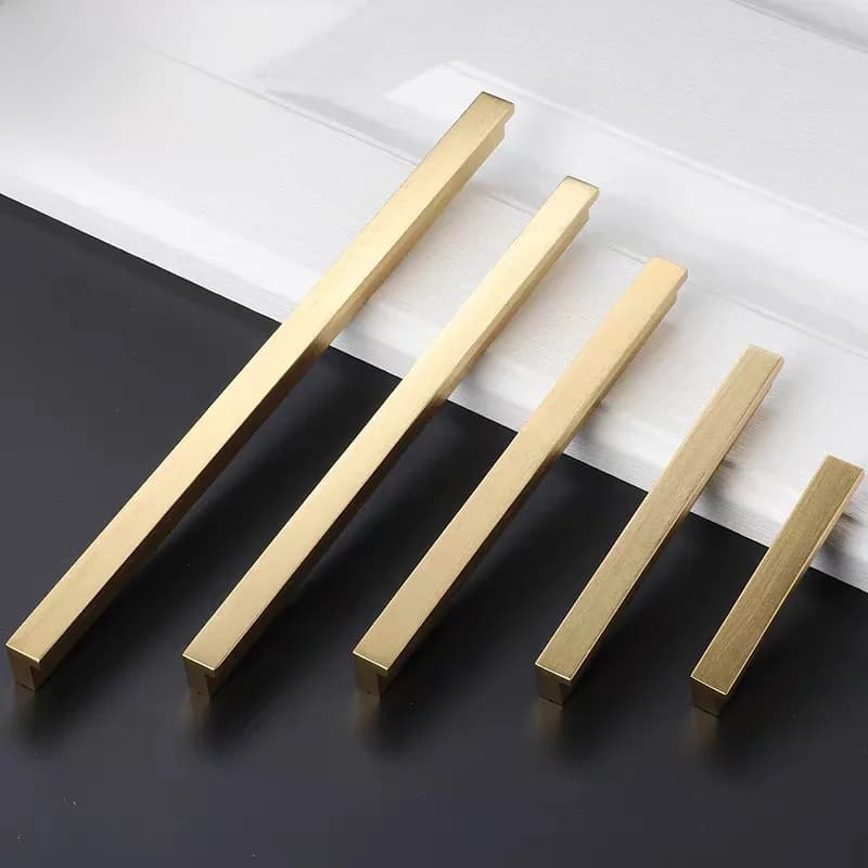 AOBITE-Poignée de meuble en aluminium doré, 500mm rangements cuisine poignees de meubles cuisine coiffeuse de chambre poignée de porte meuble chausssure poignee de meuble cuisine coiffeuse porte