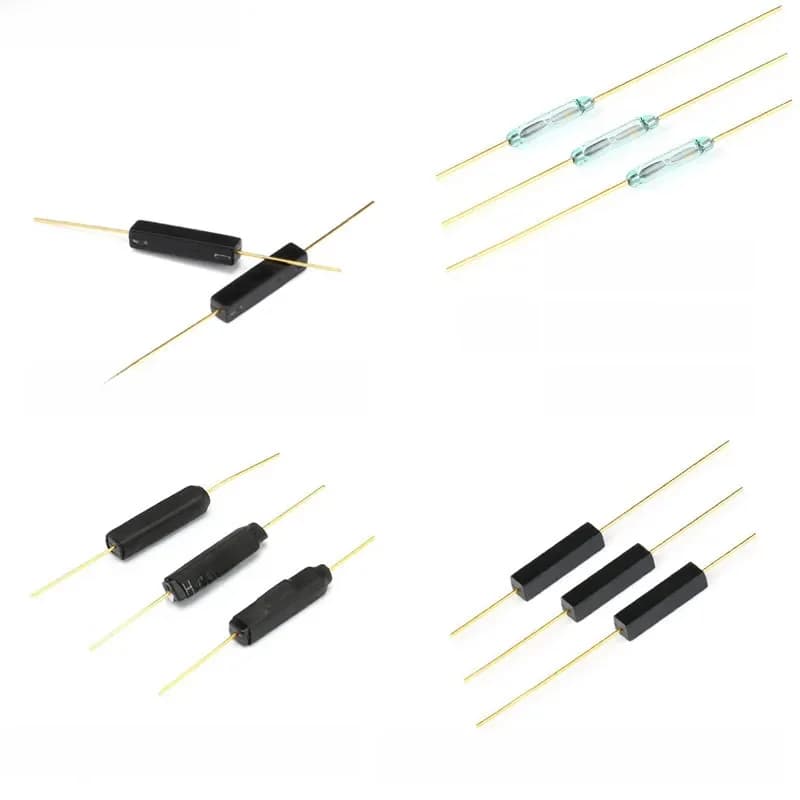 5 pièces 2*14mm GPS-11A GPS-14A GPS-14B 3*11mm MKA-14103 normalement ouvert fermé NO NC Reed relais interrupteur magnétique interrupteur anti vibration