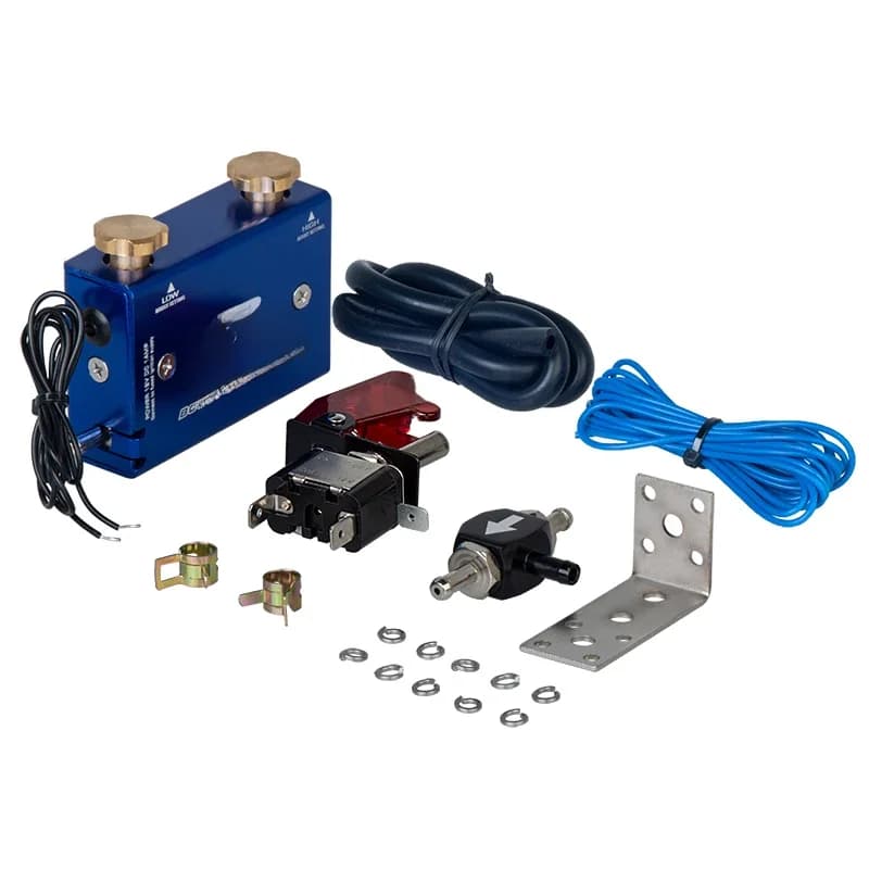 Kit de contrôleur de suralimentation Psi, turbocompresseur électronique à double étage réglable, avec interrupteur universel