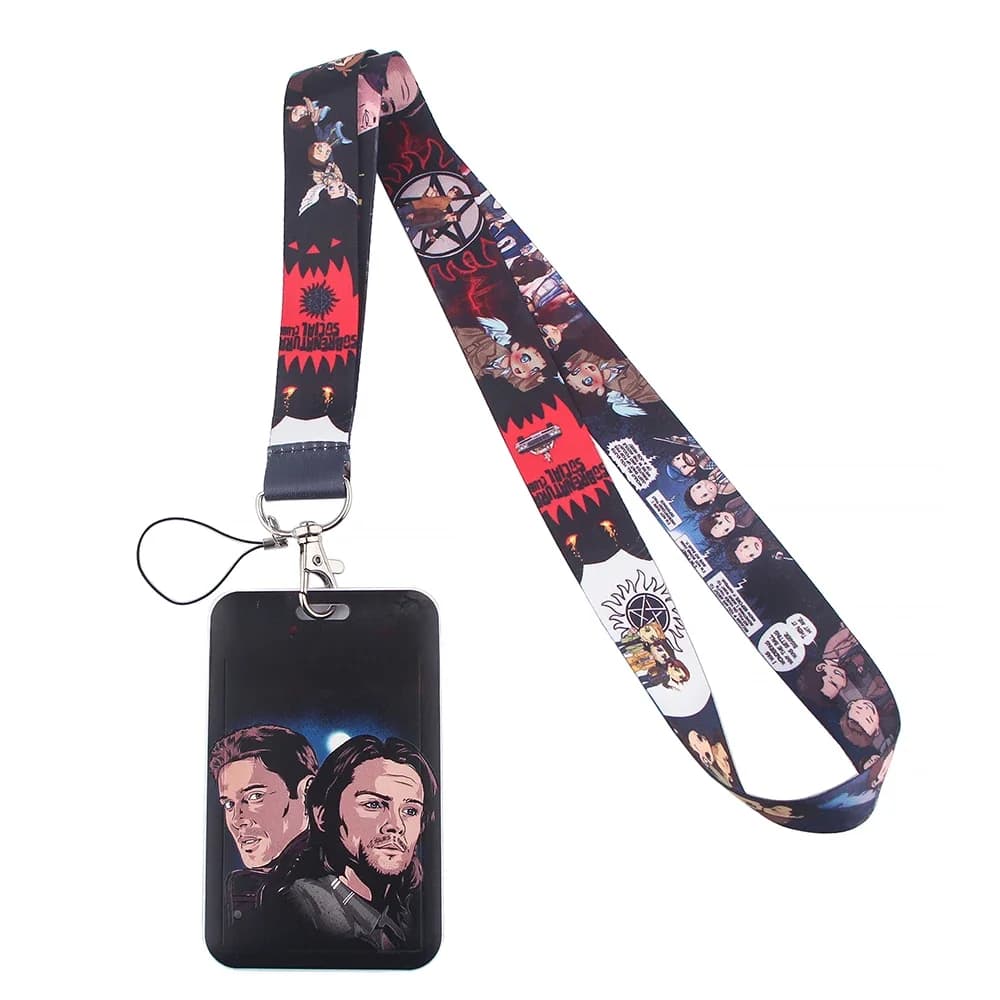 PF185 Dongmanli clé surnaturelle lanière voiture porte-clés carte d'identité Pass Gym téléphone portable Badge porte-clés bijoux Fans cadeaux