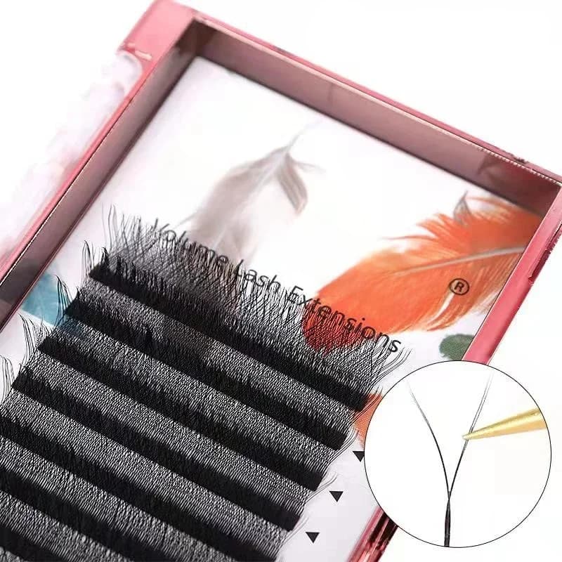 MARIA YY Volume Extensions de cils M/L Curl Y fil beauté 7mm cils russes paquets fournitures de marque privée maquillage en gros