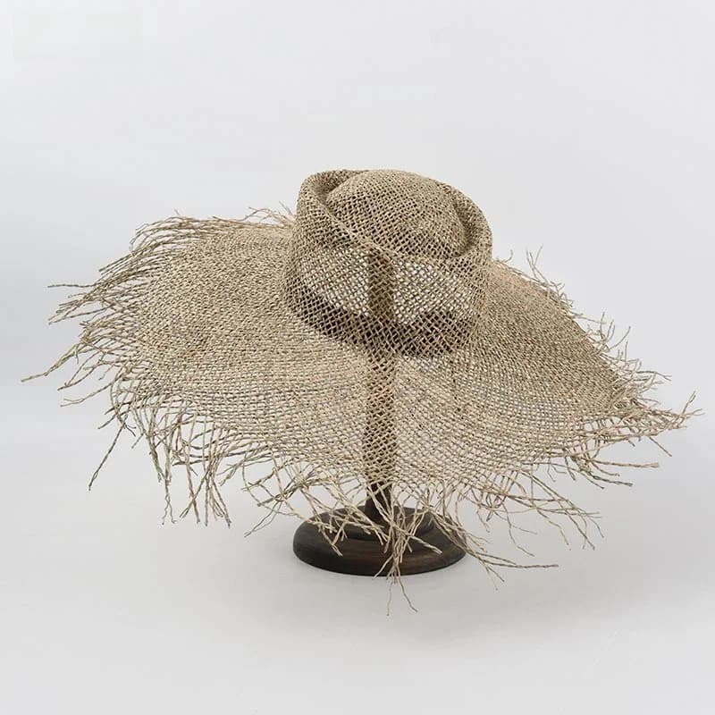 USPOP nouvelles femmes été chapeaux de soleil paille naturelle à large bord chapeaux de plage
