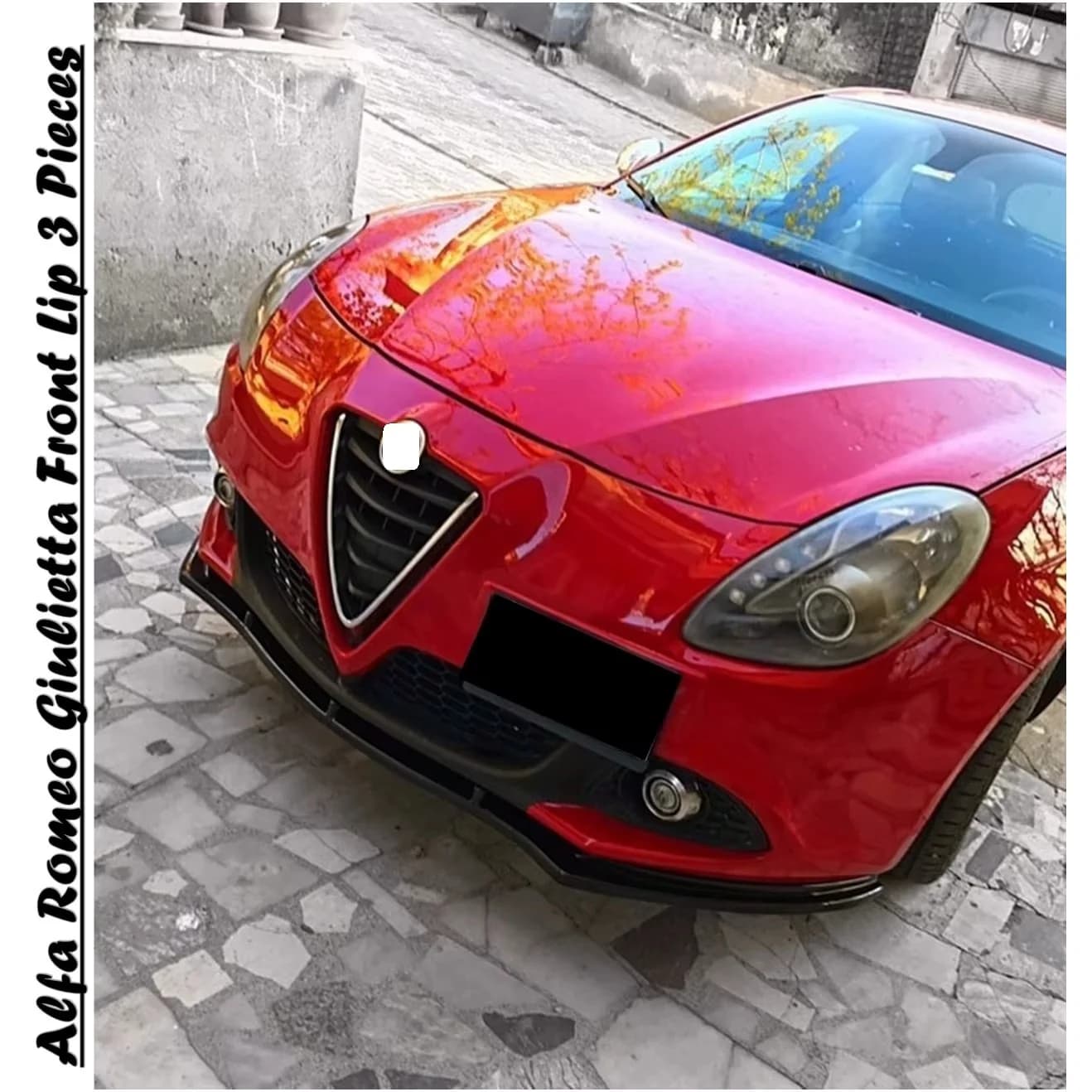 Pare-chocs avant universel Romeo Giulietta, accessoire de style automobile, kit de carrosserie, accessoire de voiture, 3 pièces