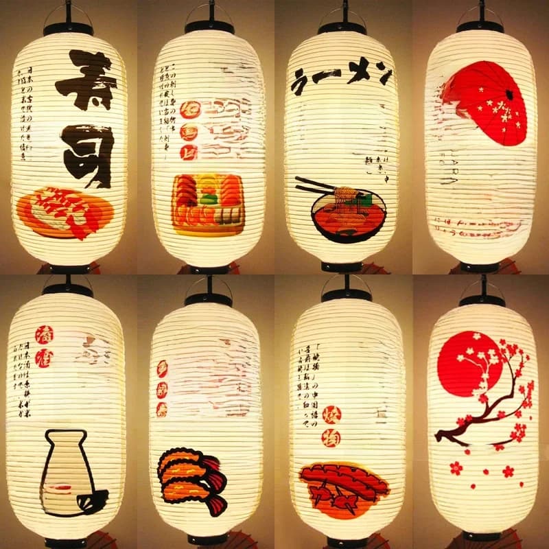 Lanterne suspendue imperméable en PVC de Style japonais, Ramen coréen Sashimi Izakaya, boutique de Cuisine, Restaurant, Pub, décoration d'extérieur