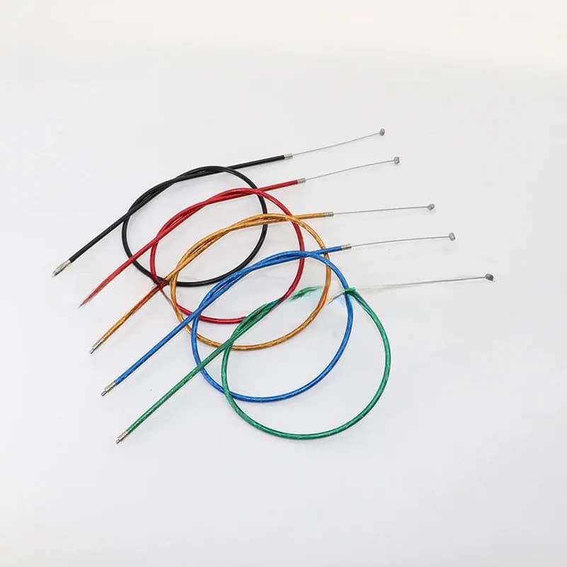 Câble d'accélérateur à gaz rouge/noir/or/bleu, pour 43cc 47c 49cc Super Pocket Mini Moto Dirt Bike ATV Quad Mini moto rcycle cross