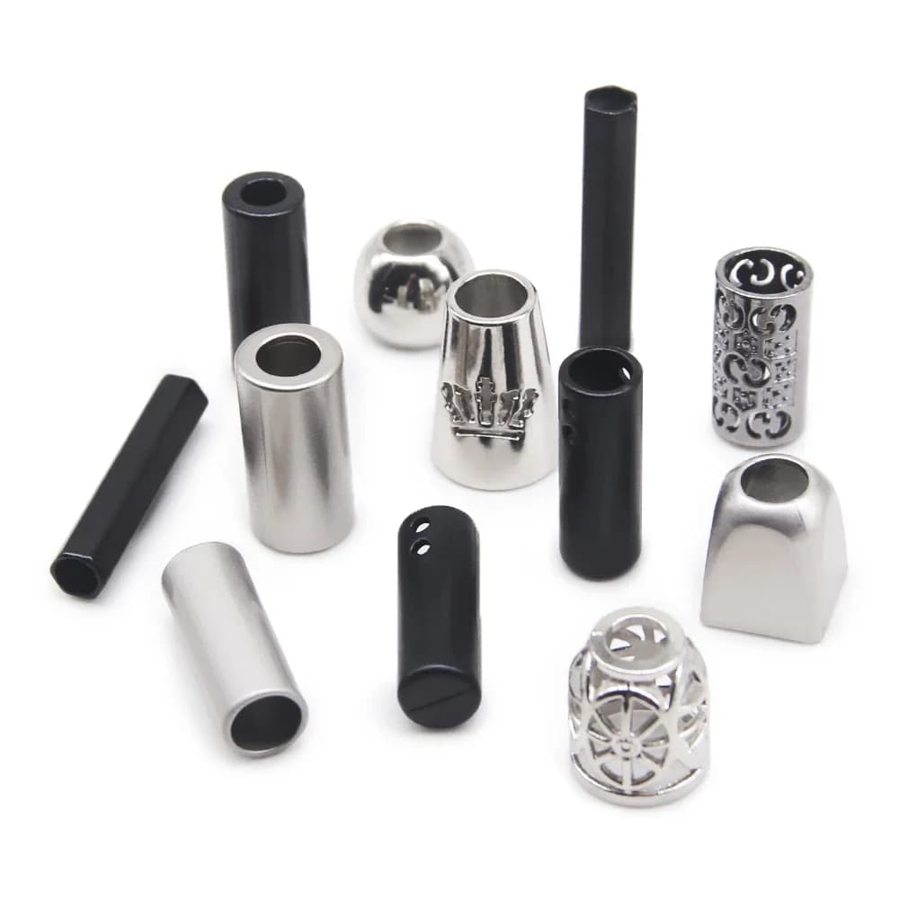 Bouchon d'extrémité en métal de haute qualité, 10 pièces, extrémités de UL, serrures, lanière, clips de fixation pour sac à dos, vêtement de proximité, accessoire de bricolage