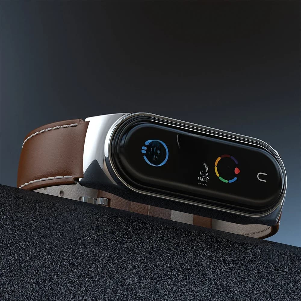 Pour Mi Band 10 9 8 7 6 5 Bracelet en cuir pour Xiaomi Mi Band 9 Bracelet Miband 8 7 6 5 bracelets nouveau Style Bracelet Mijobs Design