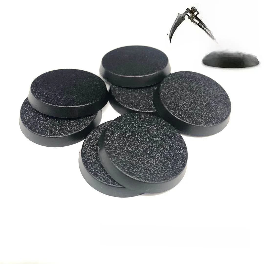 Socles ronds en plastique pour jeux Wargames, accessoire de 32mm, 100/200/300/400/500 pièces