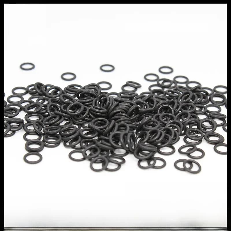 Lot de 10 joints toriques en caoutchouc FKM noir, épaisseur 1 mm, diamètre extérieur 4/5/6/7/8/9/10/11 mm, rondelles de carburant