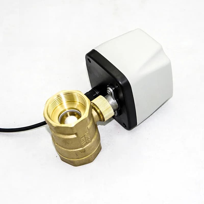 Vanne à bille électrique en laiton, 1/2 ", 3/4", 1 ", 2", AC 220V, 3 fils, commande à 2 points, 220V AC, 24V DC, 12V DC, 24V AC